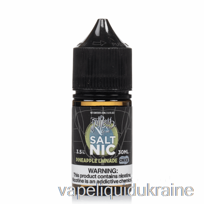 Vape Liquid Ukraine Pineapple Lemonade on ICE - Ruthless Salts - 30mL 35mg